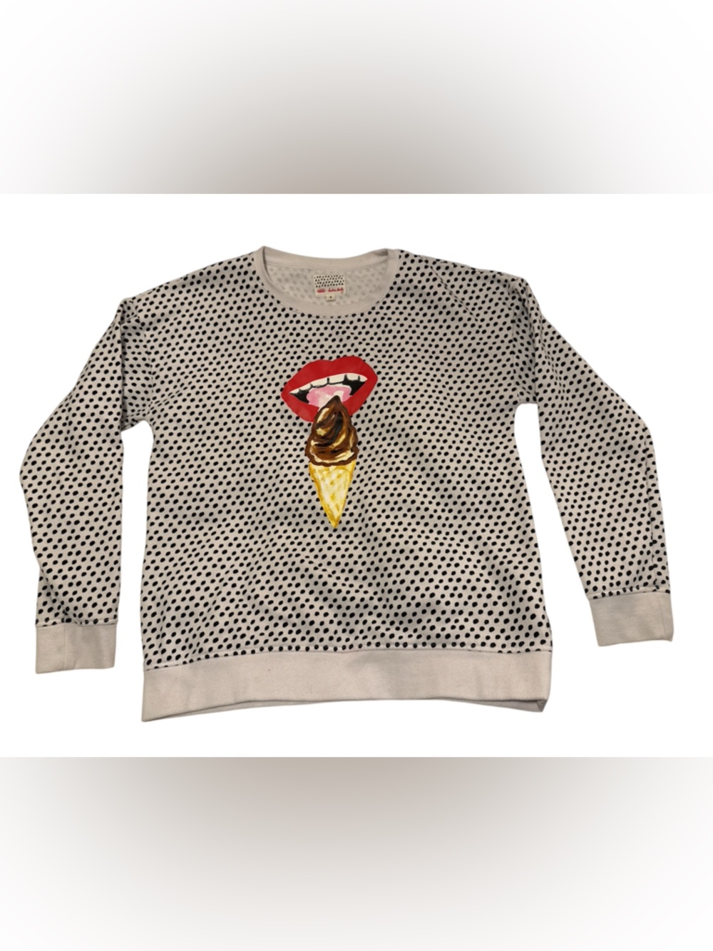 Super Cute Limited Edition Light Weight Sweatshirt. Vans/Kendra Dandy. Size M